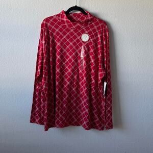 Red plaid long sleeve